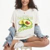 Simply Sage Market Farm Fresh Avocado Watercolor Garment Dyed Tee - 2 of 4