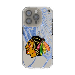 NHL Western Conference Teams Ice Tilt Clear Cell Phone Case for Apple iPhone - 1 of 4