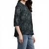 Women's Lace Print V-neck W/ Tassel Blouse - APNY - 2 of 4