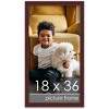 PosterPalooza | Panoramic Minimalist Brown Picture Frame - UV Acrylic, Foam Board Backing, Hanging Hardware - 2 of 4