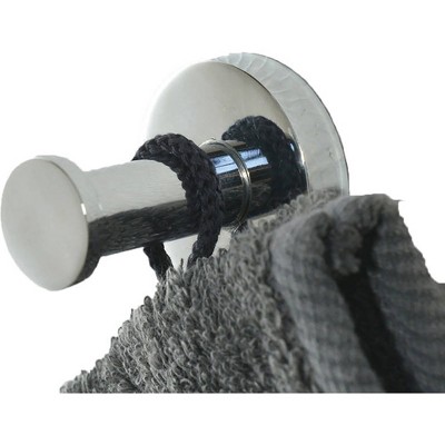 Polished Stainless Steel Wall Mount Bath Towel Single Robe Hook
