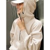 High Neck Hoodies for Women Oversized Half Zip Drawstring Pullover Sweater Casual Long Sleeve Sweatshirt with Pockets - 4 of 4
