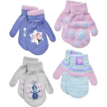 Frozen Elsa And Anna Beanie Hat And Gloves Cold Weather Set, (ages 2-7 ...