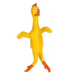 Accoutrements Bendy 5 Inch Rubber Chicken Toy - 1 of 3