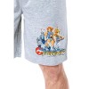 ThunderCats 1985 Mens' Classic TV Show Characters Sleep Pajama Shorts Grey - 2 of 3