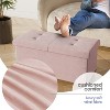 StorageBud Storage Ottoman for Bedroom End of Bed, Velvet Storage Bench, Large Storage Ottoman Bench, Entryway Bench with Storage - 2 of 4