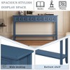 NicBex Rustic Console Table with Storage,Entryway Table with Two Size of 4 Drawers & Long Shelf,Foyer Tables for Entryway,Living Room,Hallway - 4 of 4