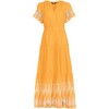Lands' End Women's Tiered Cotton Poplin Embroidered Maxi Dress - 3 of 4