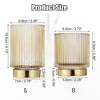 Unique Bargains Glass Cosmetic Makeup Brush Holder 1 Pc - 4 of 4
