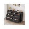 54" Wide Drawer Dresser,7 Drawer Dresser for Bedroom,  with Storage, Wooden Closet Storage Chest for Living Room,Bedroom - 2 of 4