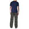 SLEEPHERO Men's Short Sleeve Flannel Pajama Set - 3 of 3