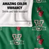 Mississippi Valley State University Logo Pattern Silky Touch Blanket White 50x60 - 4 of 4