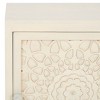 Rayetta 2 Shelf 1 Door Nightstand - White Washed - Safavieh - 4 of 4