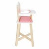 Hape Babydoll Highchair - Pink Hearts - Toddler Wooden Doll Play Furniture - 2 of 4