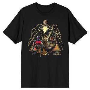 Black Adam Poster Art Men's Black T-shirt - 1 of 1