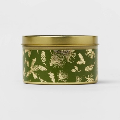 5oz Forest Fir Tin Green Candle - Threshold™