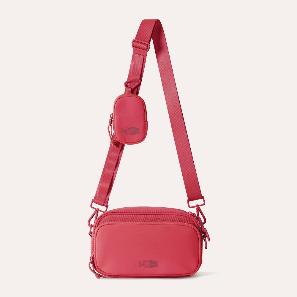 Bagsmart Softside REIKI Crossbody Bag - Red