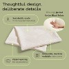 Coop Home Goods Latex Pillow Cover, Ultra-Soft, Breathable Cotton-Blend Pillowcase with Zipper, Machine Washable, Eco-Friendly, Quilted Cover - 2 of 4