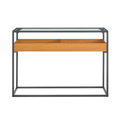 Glass console store table target