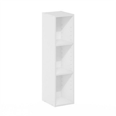 HOMLUX 3-Tier Bookcase Open Storage Bookshelf with Adjustable Shelf