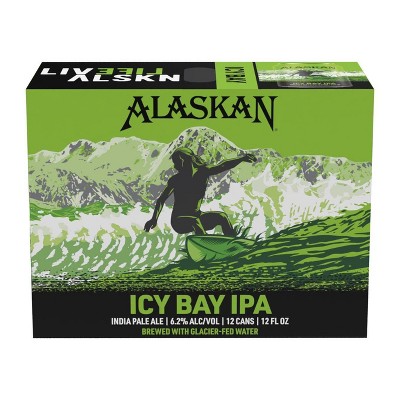 Alaskan Icy Bay IPA Beer - 12pk/12 fl oz Cans