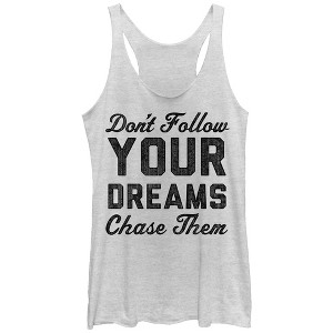 Women's CHIN UP Chase Dreams Racerback Tank Top - 1 of 3