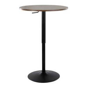 Sapphtopaz Round Dining Table Modern Bistro Adjustable Bar Table  Kitchen Table for Dining Room, Small Spaces - 1 of 4