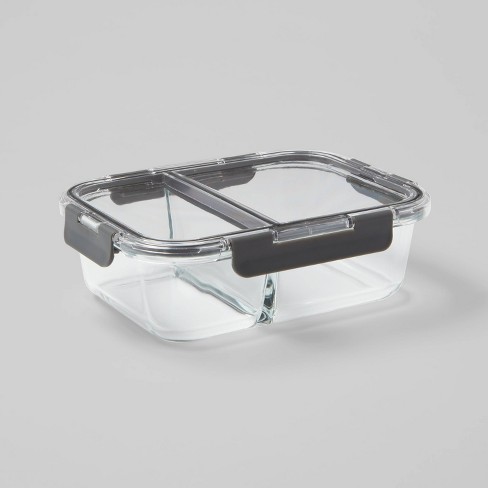 To-Go Glass Bento Storage Container Gray - Made By Design™ - image 1 of 4