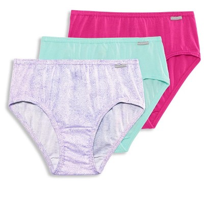 Jockey Womens Plus Size Elance Hipster 3 Pack Underwear Hipsters 100% ...