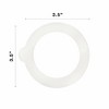 Bormioli Rocco Fido Jar Gaskets, Set of 6 - Replacement Rubber Seals for Small 4.25 oz & 6.25 oz Airtight Jars - 3.25” Round Inserts - 3 of 4