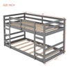 Lycvki Solid Wood Bunk Bed with Ladder - 3 of 4