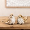 Melrose Carved Leaf Bird Figurine (Set of 2) - 2 of 4