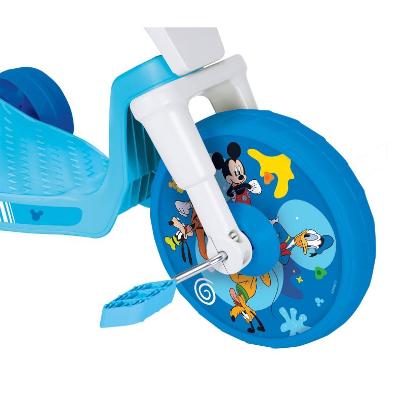 Mickey Mouse 10&#34; Fly Wheel Kids&#39; Tricycle with Electronic Sound - Blue, 6 of 10
