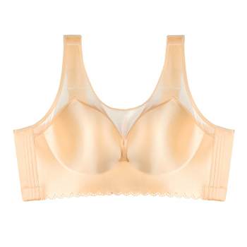 Paramour by Felina | Stripe Delight Demi Unlined Bra | Lift | Support  (Fawn, 38D)