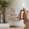 Sweet Water Decor Mom Floral Gold Handle Coffee Mug -17oz - 2 of 3