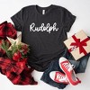 Simply Sage Market Women's Rudolph Bold Cursive Short Sleeve Graphic Tee - 3 of 4