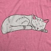 Maternity Cat On Baby Bump T Shirt Funny Adorable Kitty Pregnancy Tee - Crazy Dog Maternity T Shirt - 2 of 4