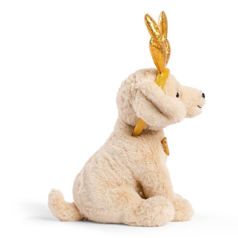FAO Schwarz Cheers 4 Antlers Yellow Labrador 12&#34; Stuffed Animal with Removable Wear-and-Share Ears (Target Exclusive), 4 of 10