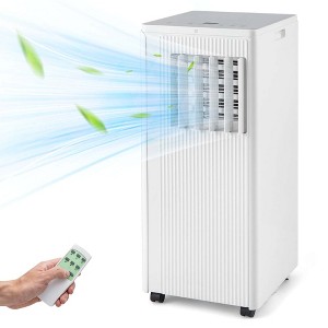 Costway 7100 BTU (10000 BTU ASHRAE) Portable Air Conditioner 3-in-1 10000 BTU AC Unit with Dehumidifier and Cool and Fan - 1 of 4