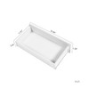 6 Drawer Dresser, White Dresser for Bedroom with LED Lights, Dressers & Chests of Drawers with Sturdy Frame for Living Room, Entryway, Hallway - 3 of 4
