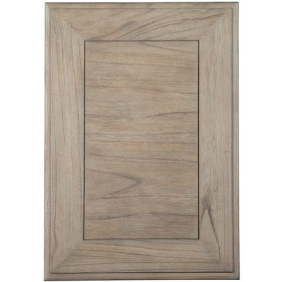 Traditional Brown Mindi Wood Side Table with 3 Drawers