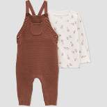 Carter's Just One You®️ Baby Boys' Safari Top & Overalls Set - Brown