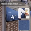 Buenhomino All-Weather Wicker Patio Sofa Conversation Set - 4 of 4