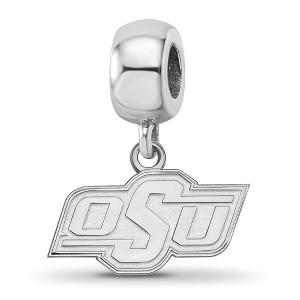Black Bow Jewelry Sterling Silver Oklahoma State Cowboys NCAA Bead Charm - 1 of 4