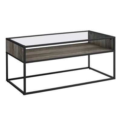 target glass coffee table