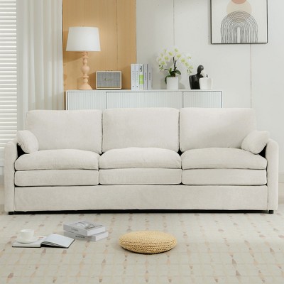 NicBex Couches for Living Room 31.9" Comfy Cloud Sofa Upholstered Oversized Single Armchair Sofa with Cushion