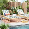 78"x24" Cabana Stripe Outdoor Chaise Lounge Cushion - Threshold™ - 2 of 4