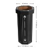 happimess Fleur 25-Gallon Traditional Classic Disposable Corrugated Cardboard Event Trash Can and Recycling Bin - 4 of 4