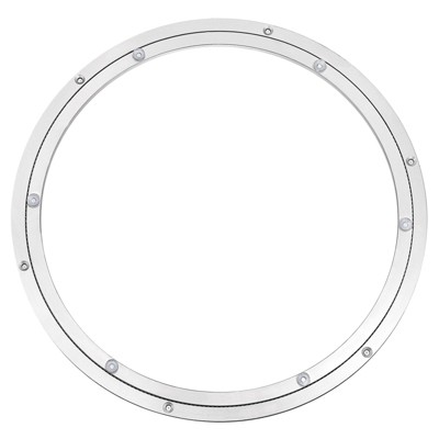 Unique Bargains Aluminum Durable Anti-Corrosion Lazy Susan Silver