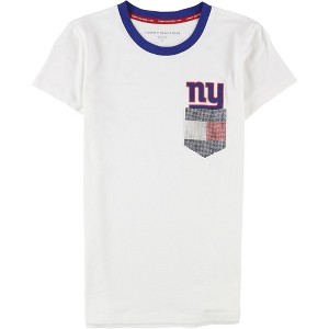 Tommy Hilfiger Womens Giants Rhinestone Embellished T-Shirt - 1 of 2